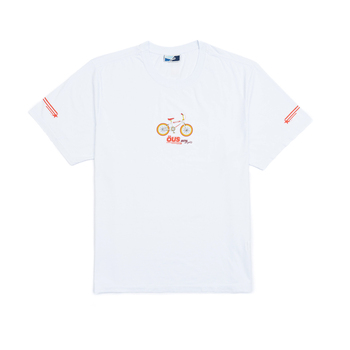 imagem CAMISETA OUS X CALOI CROSS EXTRA LIGHT BRANCO